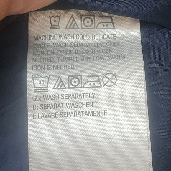 ISAAC MIZRAHI LIVE Women's Blue Puffer Jacket Coat Size L - NEW - Picture 6 of 8